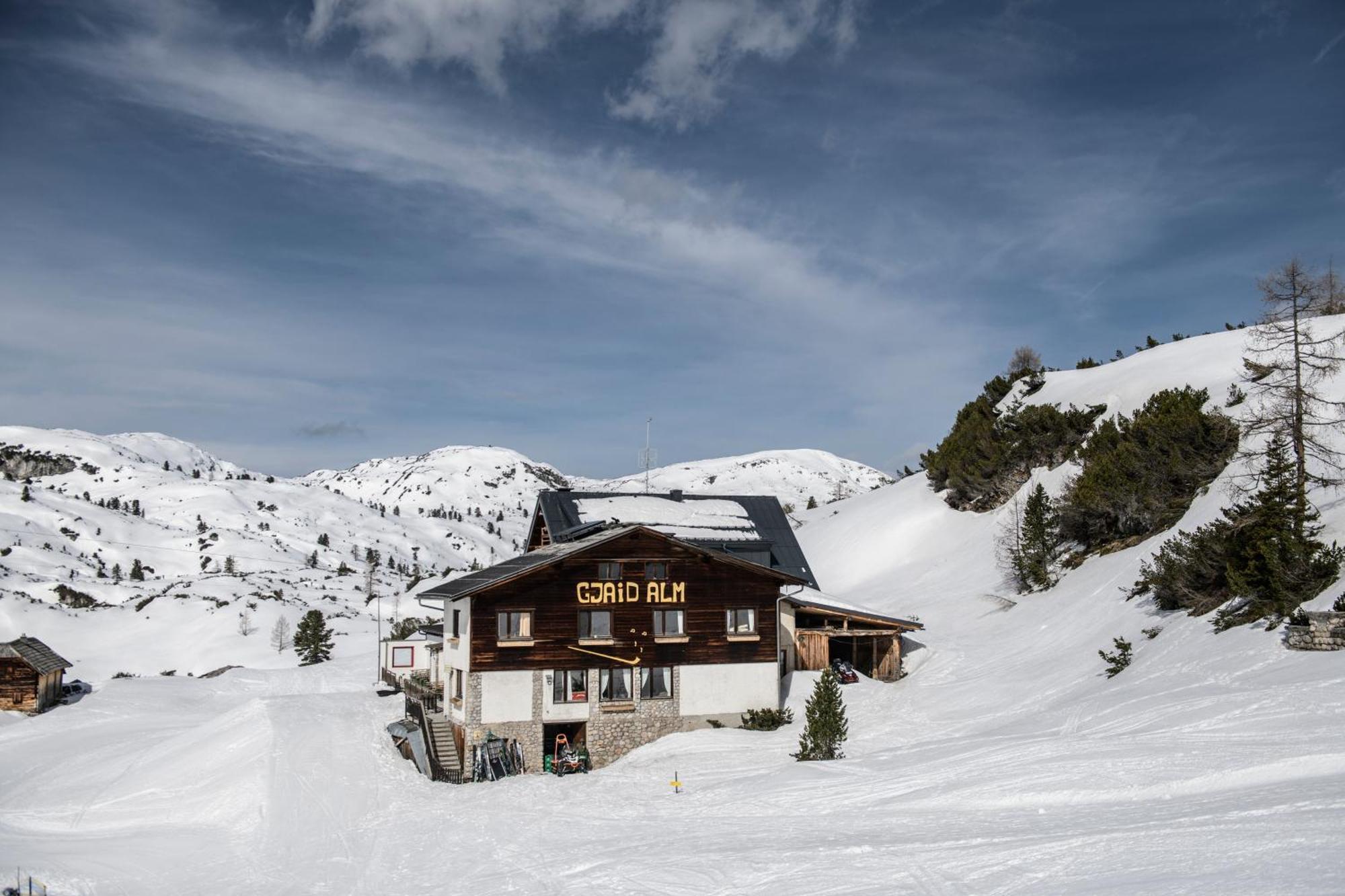 Gjaid-Alm 1739M Am Dachstein-Only Accessible By Cable Car Hotel Obertraun Exterior photo
