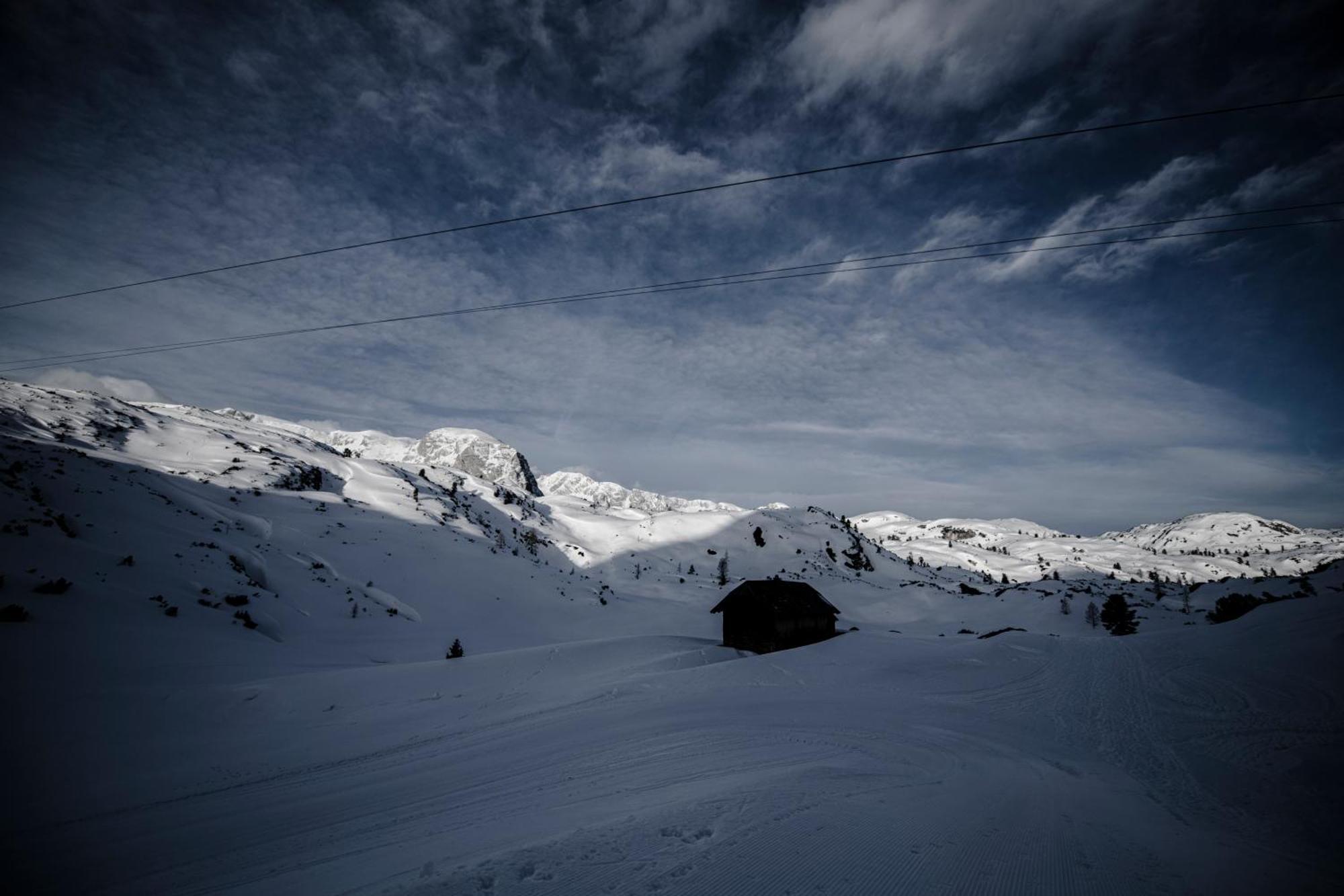 Gjaid-Alm 1739M Am Dachstein-Only Accessible By Cable Car Hotel Obertraun Exterior photo
