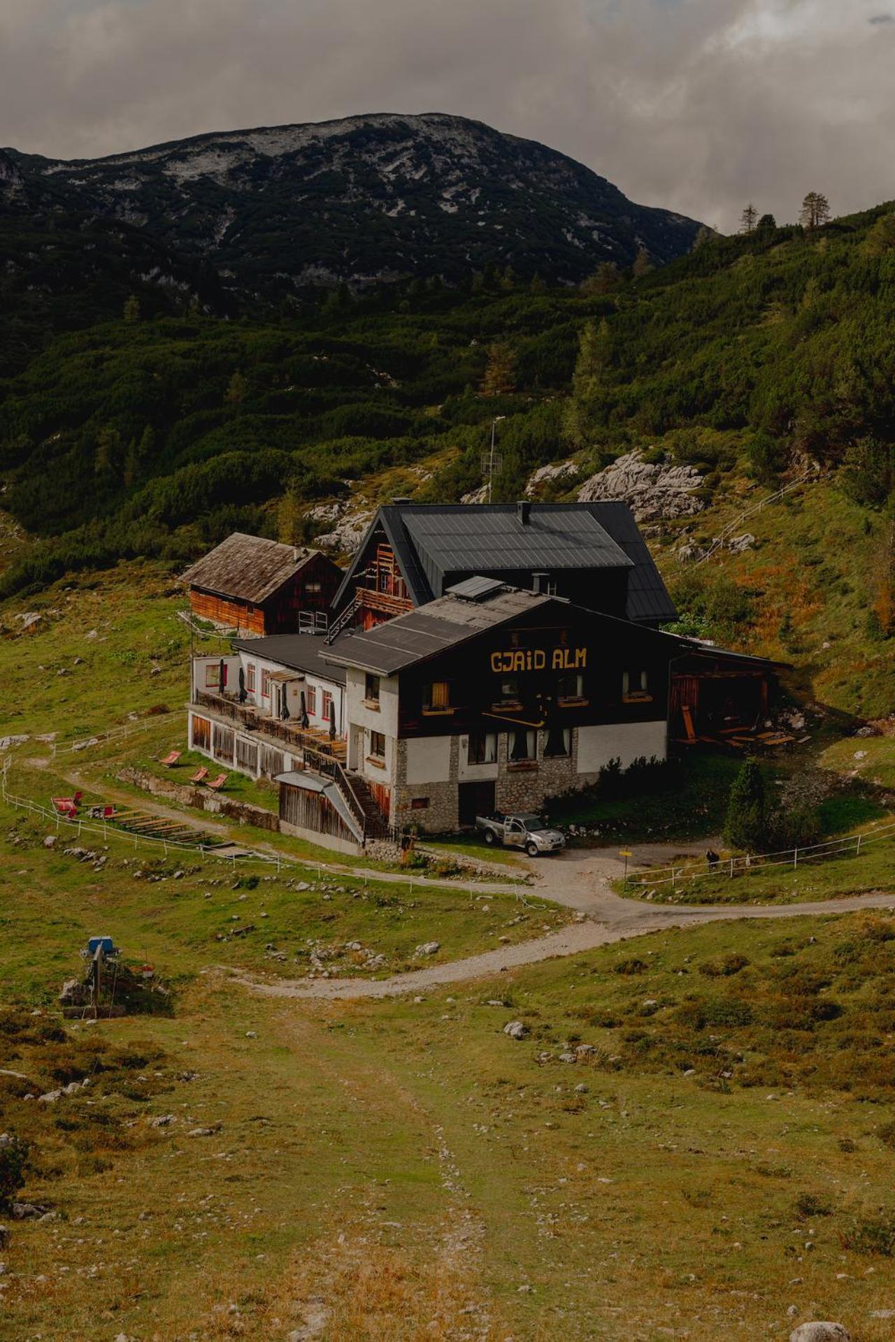 Gjaid-Alm 1739M Am Dachstein-Only Accessible By Cable Car Hotel Obertraun Exterior photo