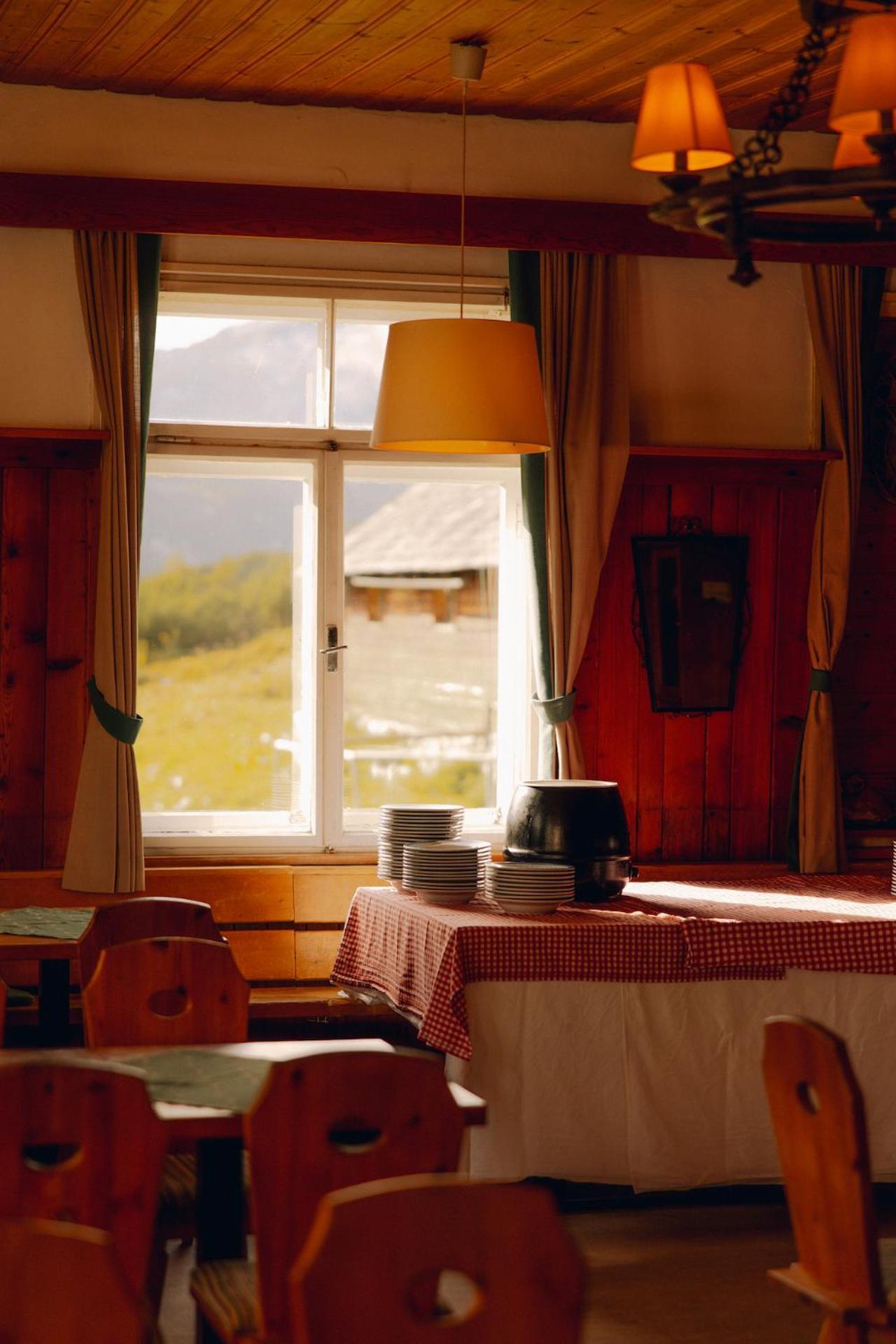Gjaid-Alm 1739M Am Dachstein-Only Accessible By Cable Car Hotel Obertraun Exterior photo