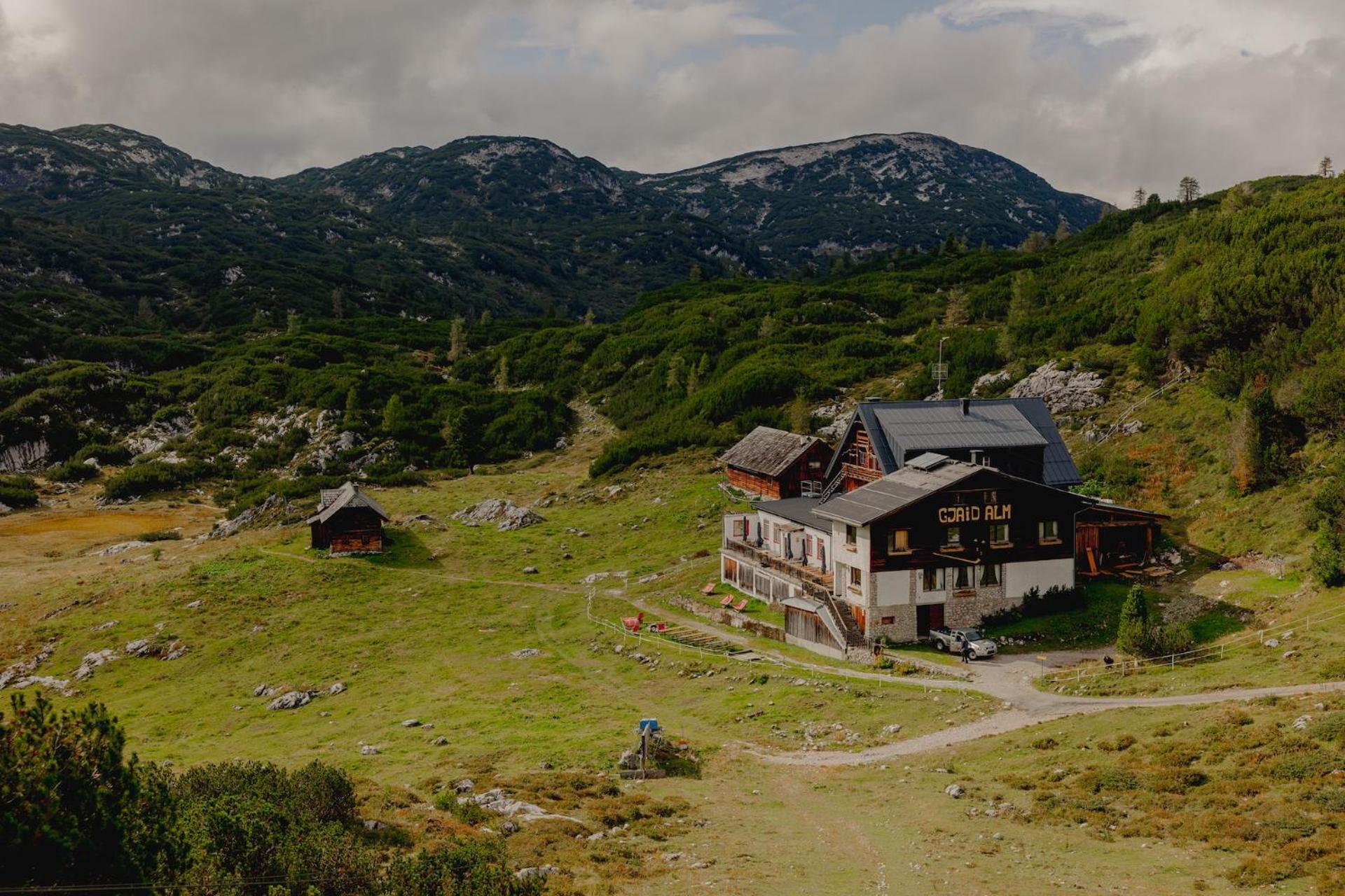 Gjaid-Alm 1739M Am Dachstein-Only Accessible By Cable Car Hotel Obertraun Exterior photo